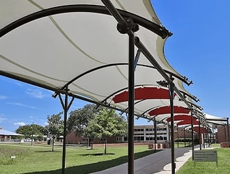 Walkway-Tensile-Structure